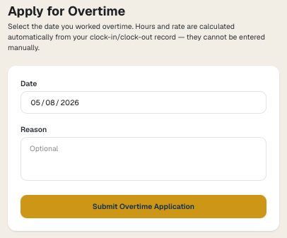 Attendance & OT